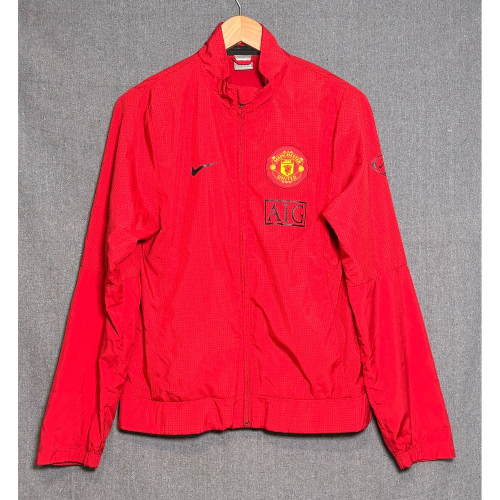 Nike Manchester United AIG Football Training Jacket Full Zip Mens Sz Small